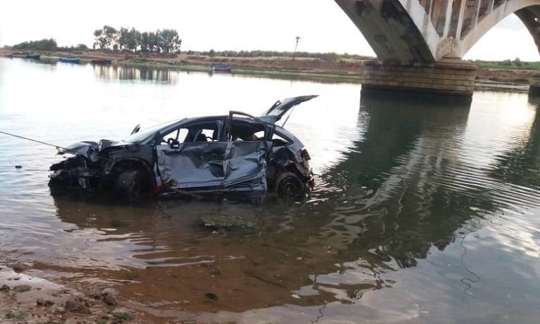 مصرع مواطن بعد سقوط سيارته من أعلى قنطرة أم الربيع بأزمور