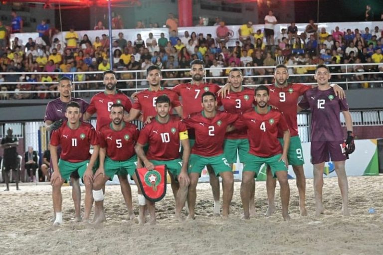 منتخب الكرة الشاطئية يفوز على أمريكا