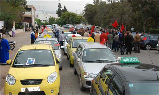 مهنيو تعليم السياقة يتعبأون للاحتجاج غدا ضد وزارة النقل