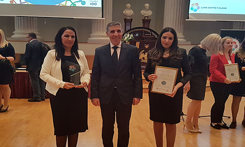 نادي البيئة بثانوية زينب النفزاوية يفوز للمرة الثانية على التوالي بجائزة لوما ستارت