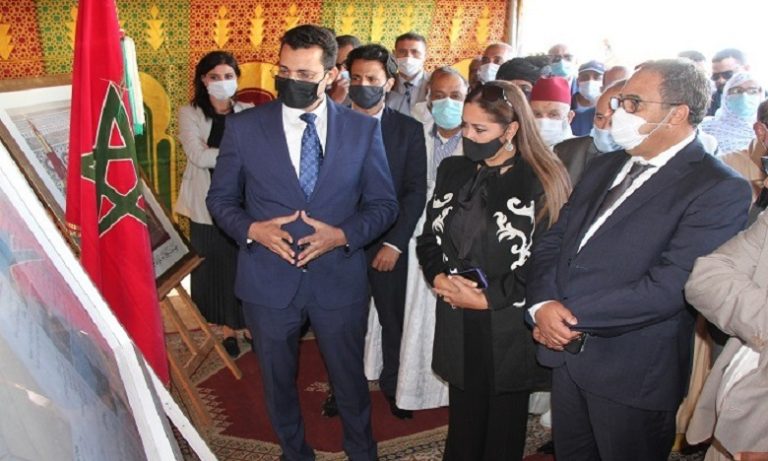 نزهة بوشارب تعطي انطلاقة مشروع التأهيل الحضري للمدخل الجنوبي لطرفاية