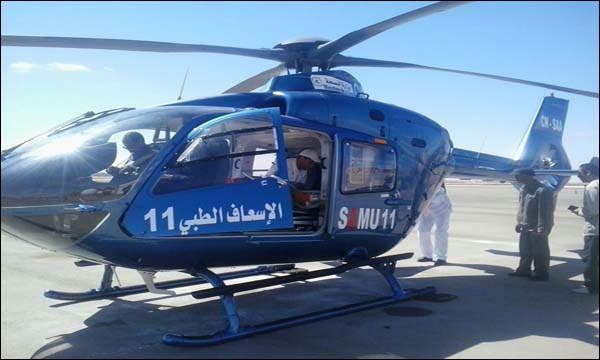 المروحية الطبية للوحدة المتنقلة للإسعاف والإنعاش (أرشيف)