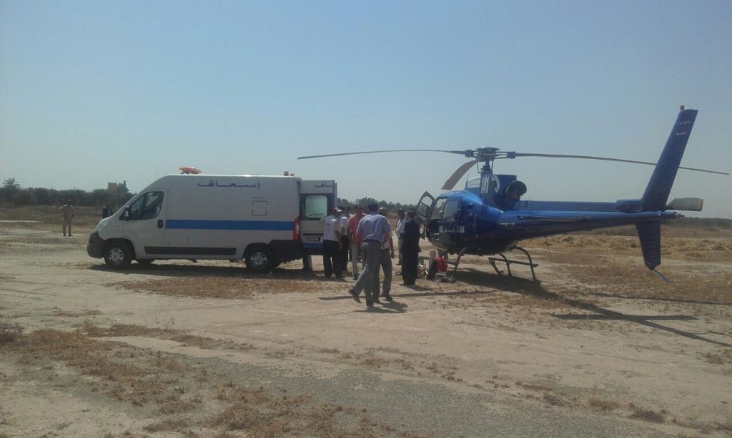 وارزازات: نقل طفل في حالة صحية حرجة عبر مروحية طبية إلى مراكش