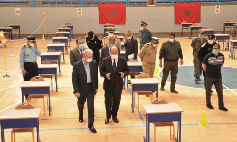 والي مراكش يطلع على التدابير الاحترازية المتخذة بمراكز امتحانات الباكالوريا