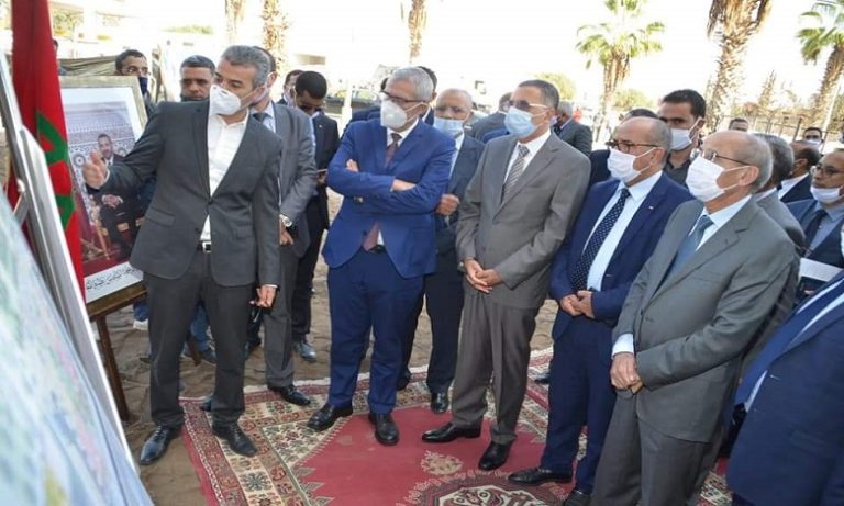 وزير العدل يتفقد ورشي بناء محكمتين بإقليمي تارودانت واشتوكة أيت باها