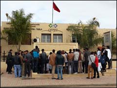 وقفة احتجاجية أمام مكتب التكوين المهني وإنعاش الشغل بسطات وقفة احتجاجية