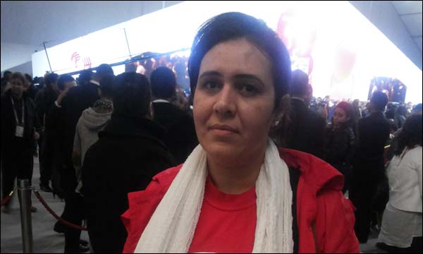 إيمان بجاوي رئيسة الجمعية التونسية للمحامين الشباب