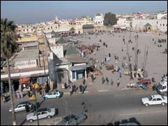 جانب من السوق البلدي الهديم