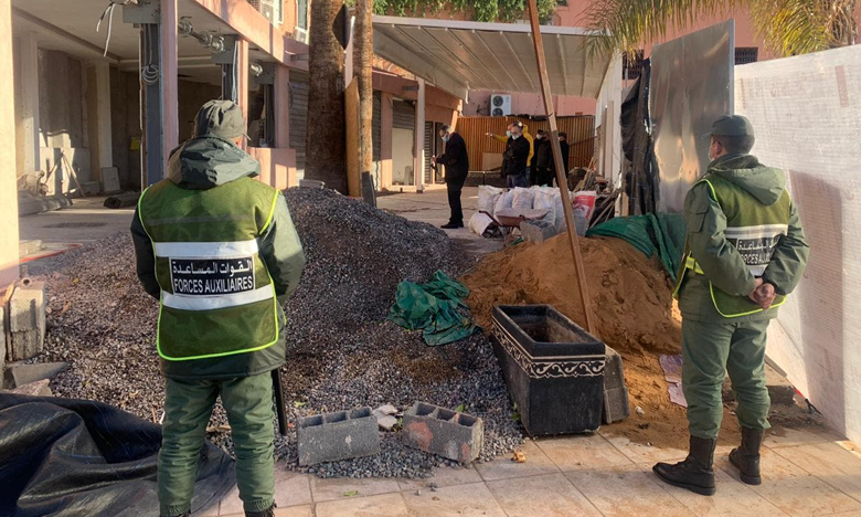 السلطات المحلية توقف بناء محلات تجارية فوق حديقة عمومية بمقاطعة مراكش المدينة