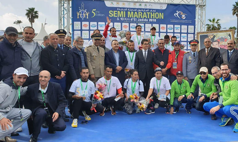 المدار السياحي لنصف ماراطون الجديدة يستقطب أزيد من 900 مشارك