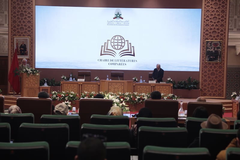 الناقد الفرنسي برونيل يدشن "كرسي الآداب المقارنة" في أكاديمية المملكة