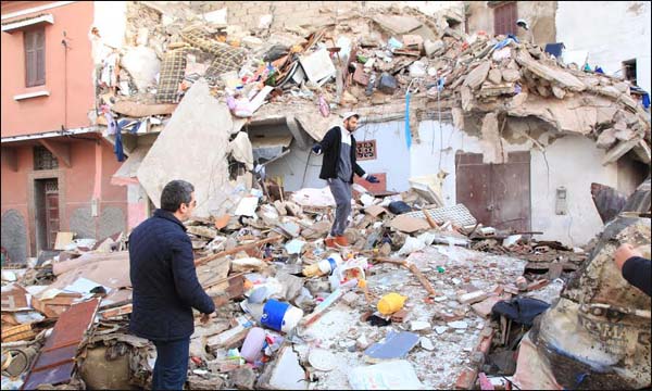 جانب من المنزل المنهار (أيس بريس)