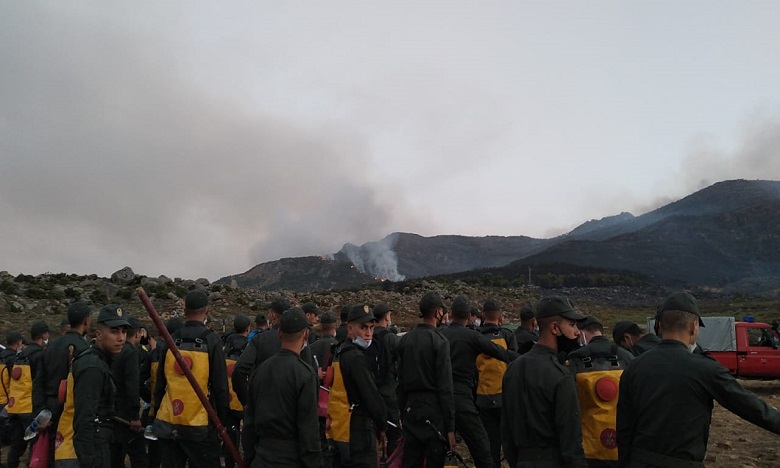شفشاون: مجهودات استثنائية طيلة 4 أيام لإخماد حريق غابة "جبل سوكنا" والنيران تلتهم 1100 هكتار