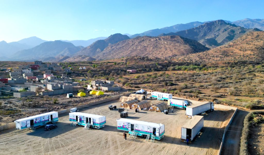 مؤسسة محمد السادس تسخر أولى مراكزها الطبية المتنقلة لمؤازرة منكوبي الزلزال مؤسسة محمد السادس تسخر أولى مراكزها الطبية المتنقلة لمؤازرة منكوبي الزلزال