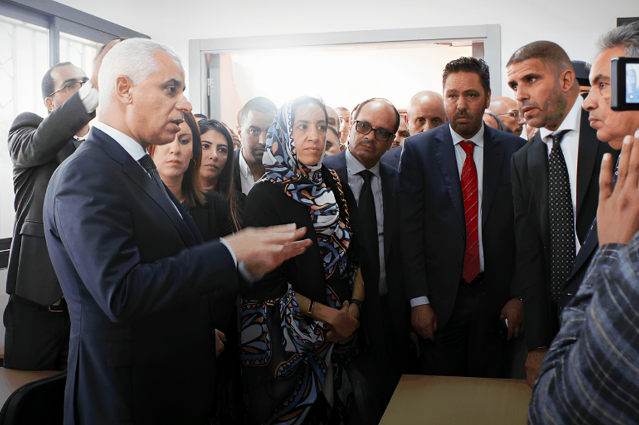 أيت الطالب يعطي انطلاقة العمل بالمعهد العالي للمهن التمريضية وتقنيات الصحة بكلميم