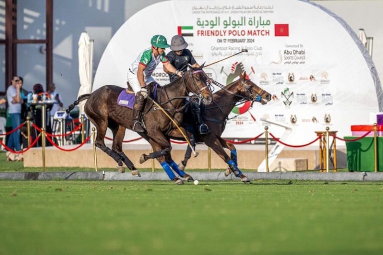 البولو  يجمع مغاربة العالم وغنتوت الإماراتي
