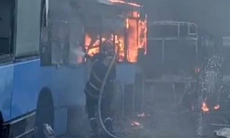 الدار البيضاء: حريق يخلف خسائر مادية بمستودع لحافلات النقل الحضري