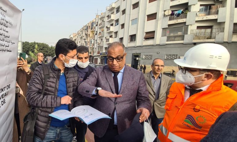 الدار البيضاء.. مقاطعة المعاريف تنجز أشغالا كبرى بينها نافورة لتهيئة شارع 9 أبريل