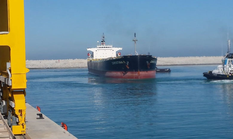 الميناء المعدني الجديد بآسفي يستقبل أول سفينة أجنبية من الحجم الكبير