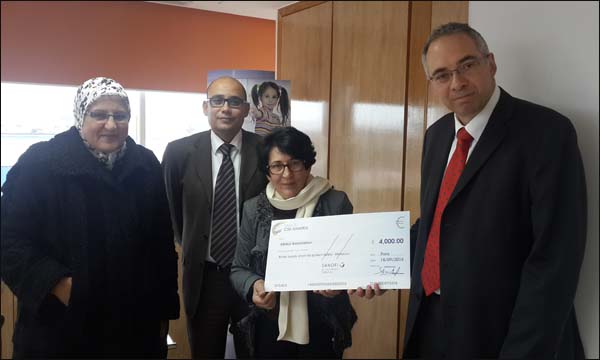 جانب من لقاء توصل الجمعية بالمساعدة المالية (خاص)