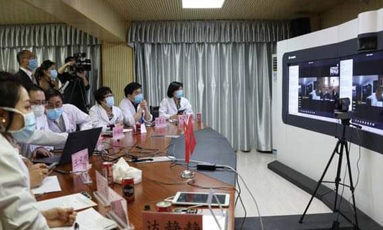 خبراء صينيون ومغاربة يتقاسمون تجربتهما في مكافحة فيروس كورونا عبر الفيديو