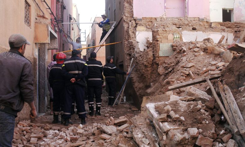 مراكش .. إصابة شخصين في انهيار منزل عتيق بحي الملاح