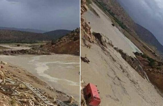 مصرع عاملين بشيشاوة وجرح آخر نتيجة انهيار حائط بورش سد بولعوان