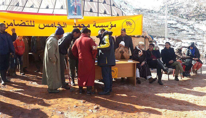 زلزال الحوز .. إعداد منصة للسكن بدوار تولكين