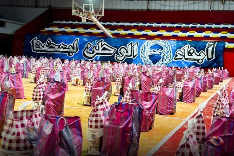 فصيل "وينرز" يوزع مساعدات رمضان