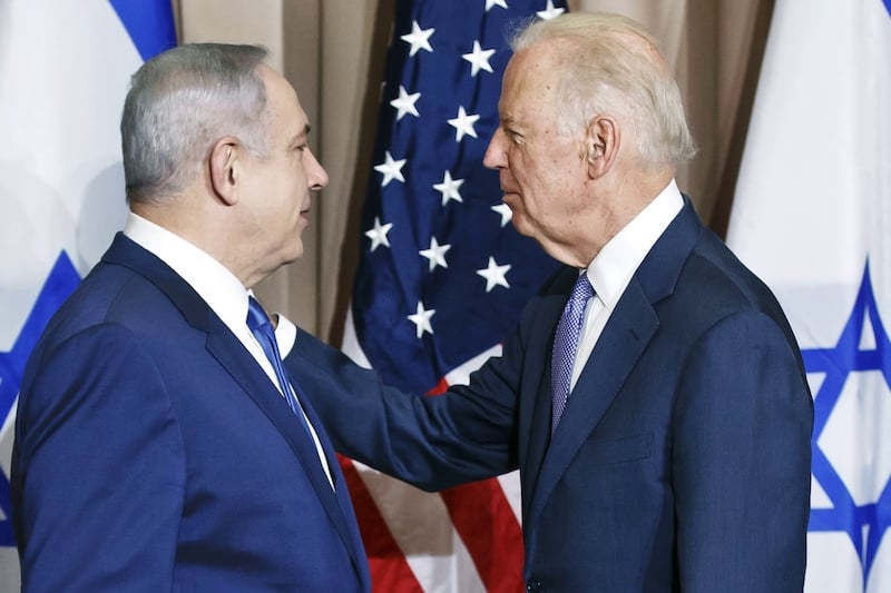 أول اتصال هاتفي بين بايدن ونتانياهو منذ شهر