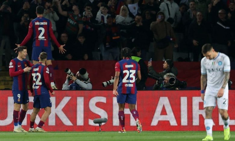 البارصا يتأهل إلى ربع نهائي أبطال أوروبا البارصا يتأهل إلى ربع نهائي أبطال أوروبا
