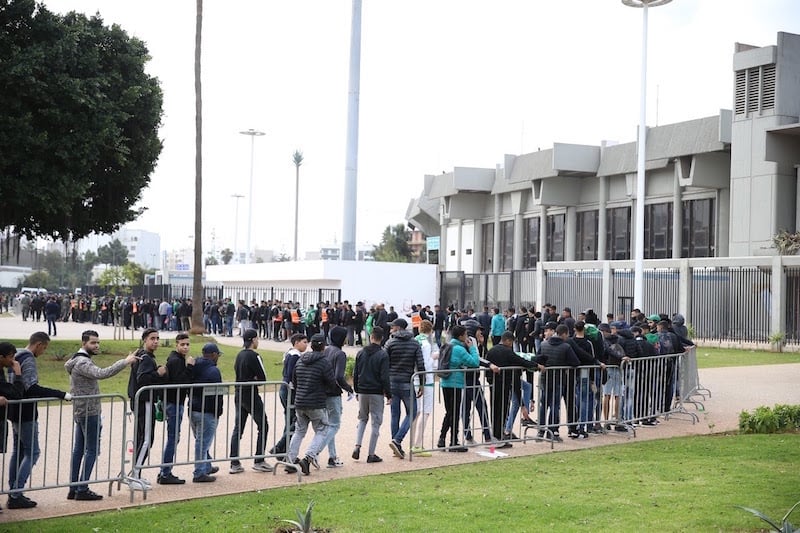 ‎تخفيض عقوبة المنع ضد جمهور الرجاء