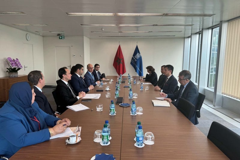 بنسعيد يبحث ملف الزليج المغربي بجنيف