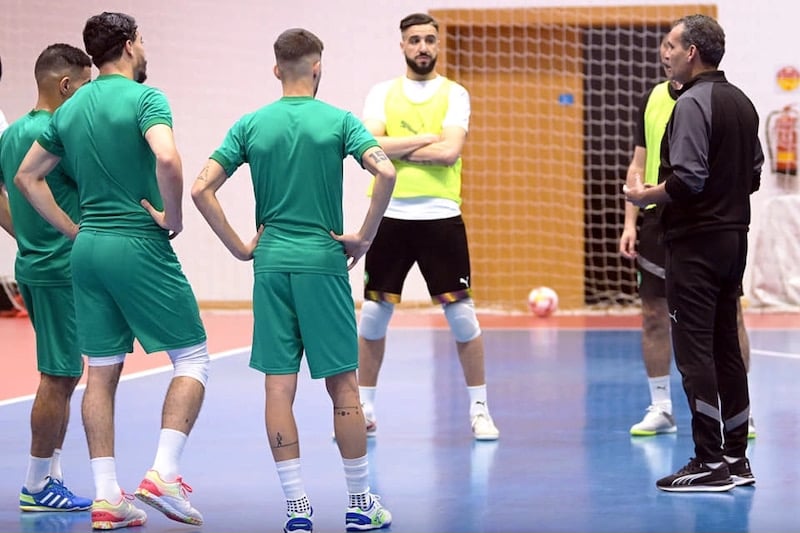 "منتخب الفوتسال" ينهي التحضير للقاء ليبيا "منتخب الفوتسال" ينهي التحضير للقاء ليبيا