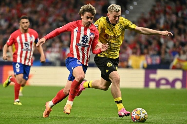 أتلتيكو يهزم دورتموند في دوري الأبطال
