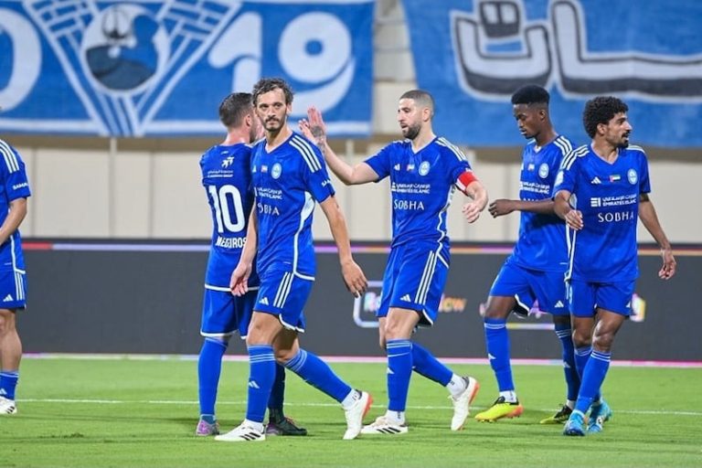 تاعرابت يهز الشباك مرتين بالإمارات