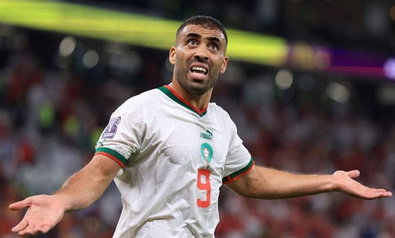 حمد الله يتوجه باللوم إلى وليد الركراكي حمد الله يتوجه باللوم إلى وليد الركراكي
