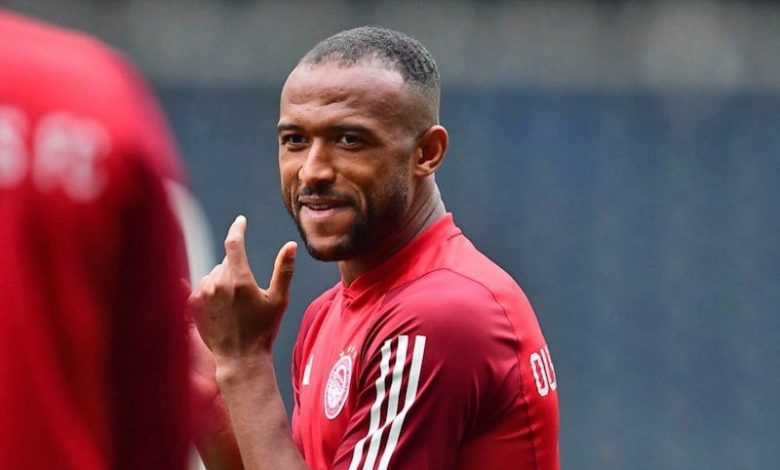 الكعبي يلمع بلقاءات الدوري الأوروبي هدف الكعبي يجنب أولمبياكوس الهزيمة