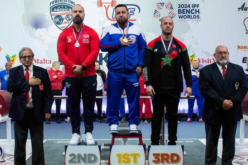 بليل يلمع في بطولة العالم للقوة البدنية