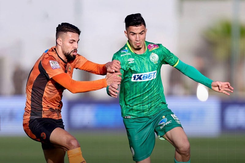 الرجاء يدك شباك نهضة بركان بثلاثية