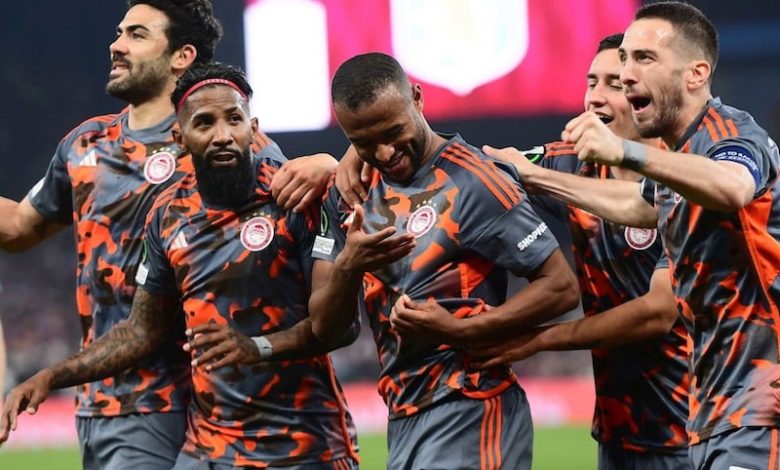 الكعبي يقود أولمبياكوس للتتويج الأوروبي الكعبي يتألق في أولمبياكوس اليوناني