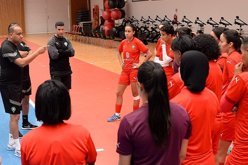 "لبؤات الفوتسال" يتجمعن بالمعمورة "لبؤات الفوتسال" يتجمعن بالمعمورة