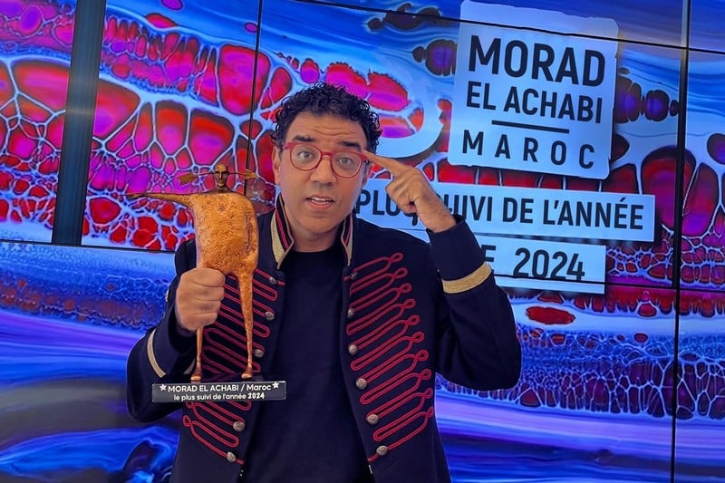 مراد العشابي يحصد جائزة بفينيس بإيطاليا