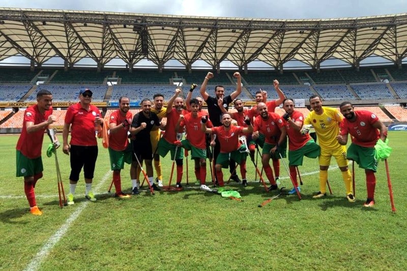 منتخب مبتوري الأطراف يتميز بكأس إفريقيا