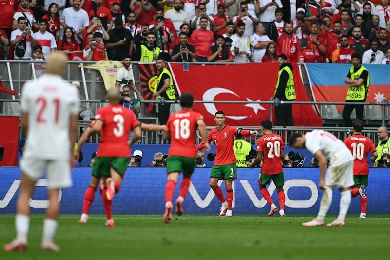 البرتغال تهز الشباك التركية ثلاث مرات وتبلغ ثمن نهائي "يورو 2024"