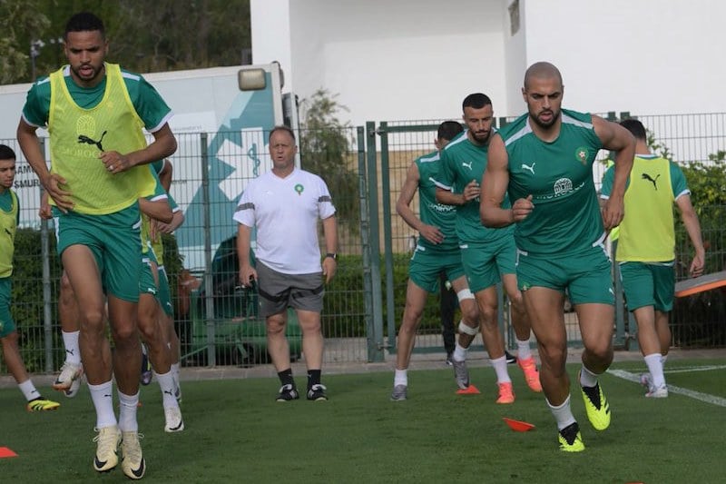 المنتخب يستأنف تحضيرات لقاء الكونغو