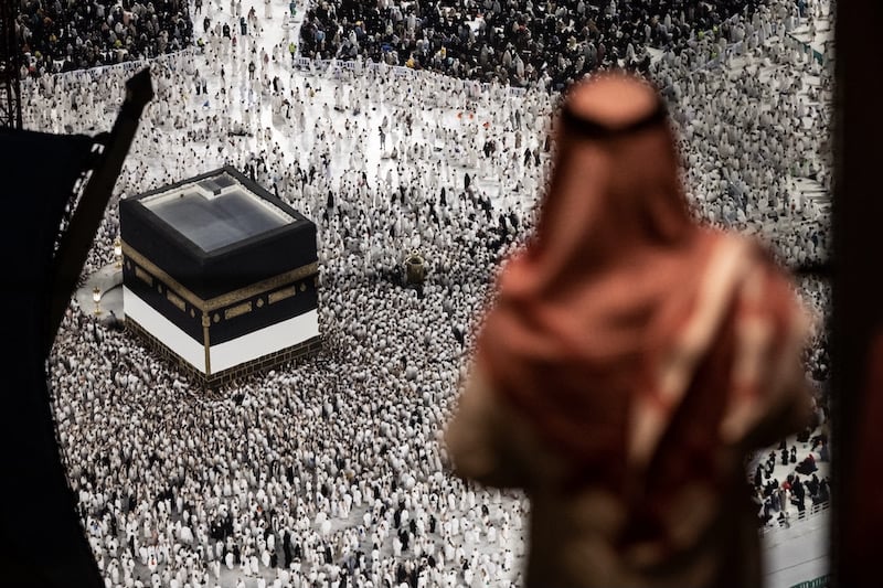 انطلاق مناسك الحج في مكة المكرمة انطلاق مناسك الحج في مكة المكرمة