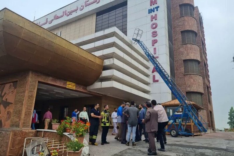 ثمانية قتلى في حريق بمستشفى بإيران