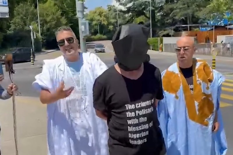وقفة بجنيف تندد بجرائم "البوليساريو"