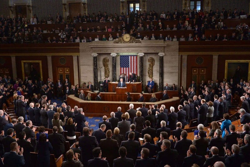 نتانياهو يلقي خطاباً بالكونغرس الأميركي نتانياهو يلقي خطاباً بالكونغرس الأميركي